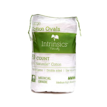 INTRINSICS NATURALLY INTRINSICS NATURALLY Large Cotton Ovals 3", 50 Counts - 407406