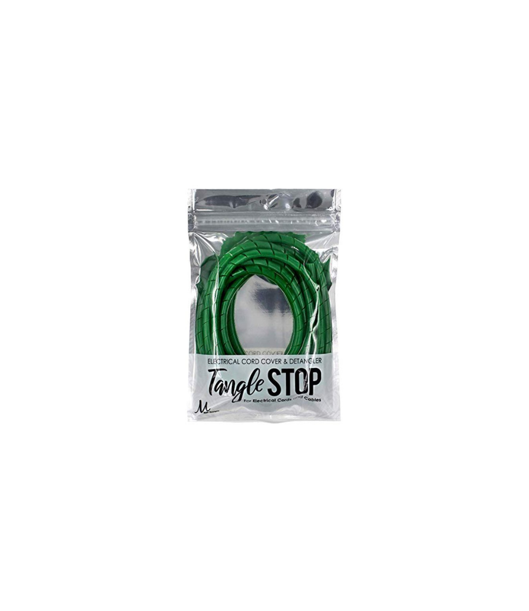 M HAIR DESIGNS M HAIR DESIGNS - Electrical Cord Cover & Detangle - Tangle Stop - Green