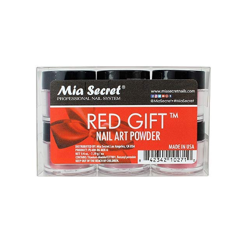 MIA SECRET MIA SECRET Red Gift Nail Art Powder - 0.25oz - PL400-RG MIX-6