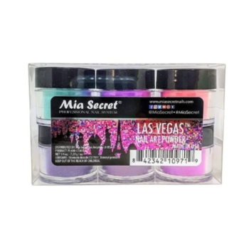 MIA SECRET MIA SECRET Las Vegas Nail Art Powder - 0.25oz - PL400-LS MIX-6