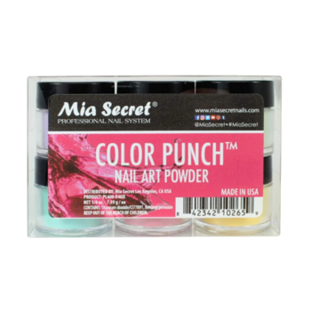 MIA SECRET MIA SECRET Color Punch Nail Art Powder - 0.25oz - PL400-E MIX-6