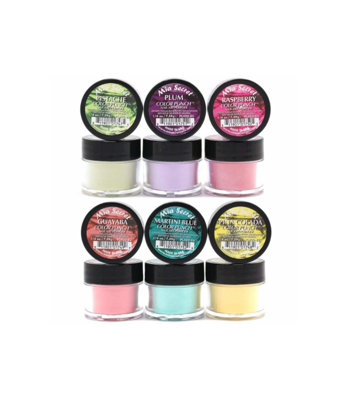 MIA SECRET MIA SECRET Color Punch Nail Art Powder - 0.25oz - PL400-E MIX-6