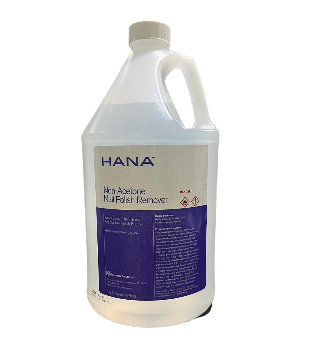 HANA - Non Acetone - Nail Polish Remover Gallon - DUKANEE BEAUTY SUPPLY