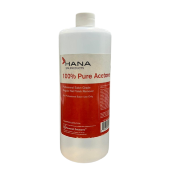 HANA SPA PRODUCTS HANA Regular Nail Polish Remover - 100% Pure Acetone 32oz