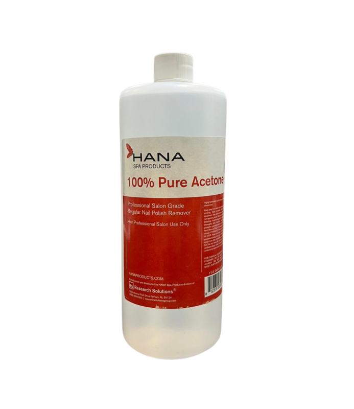 HANA SPA PRODUCTS HANA Regular Nail Polish Remover - 100% Pure Acetone 32oz