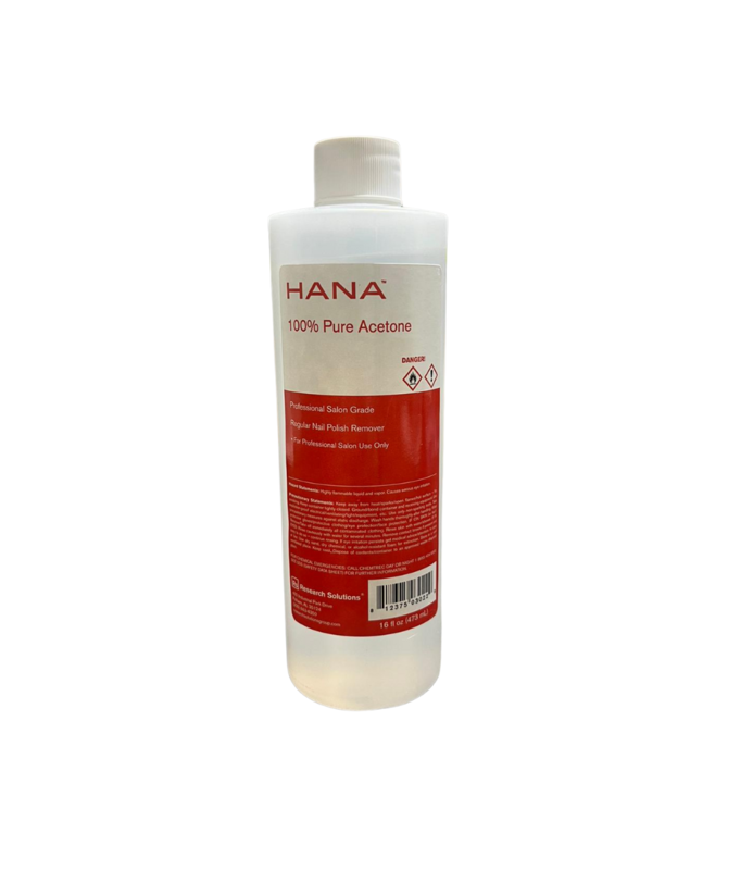 HANA SPA PRODUCTS HANA Regular Nail Polish Remover - 100% Pure Acetone 16oz