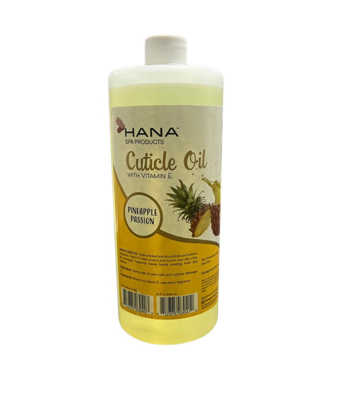 HANA SPA PRODUCTS HANA Cuticle Oil with Vitamin E, 32oz