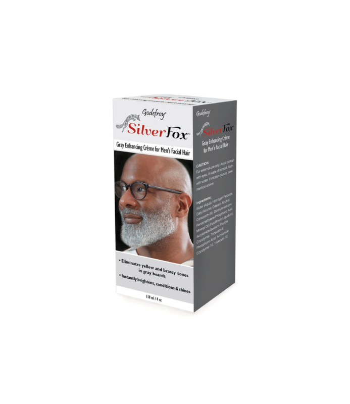 GODEFROY GODEFROY Silver Fox Gray Enhancing Beard Cream, Ethnic Carton, 118ml / 4oz - 2202-E