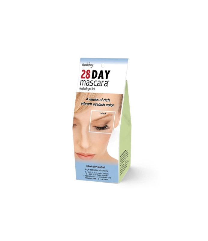 GODEFROY GODEFROY 28 Day Mascara Permanent Eyelash Tint Kit, Single Application, Black - 70-SGL