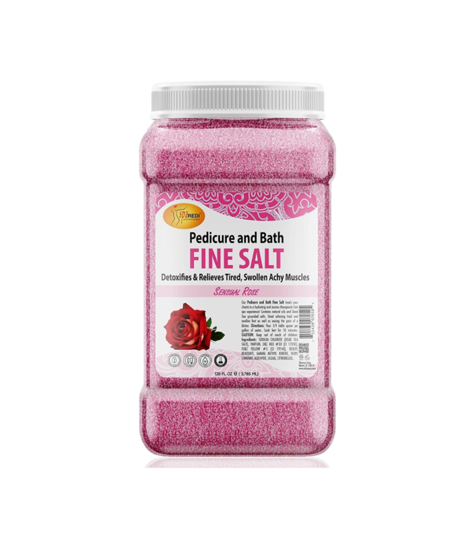 SPA REDI SPA REDI Pedi Bath Fine Salt Sensual Roses, 128oz - 07050