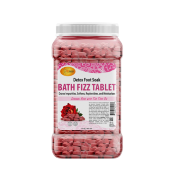SPA REDI SPA REDI Anti Bacterial Bath Fizz Tablets Sensual Rose, 128oz - 35172