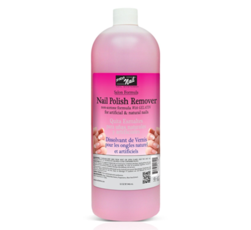 PRO NAIL PRO NAIL Non-acetone Polish Remover Pink, 32oz - 01740