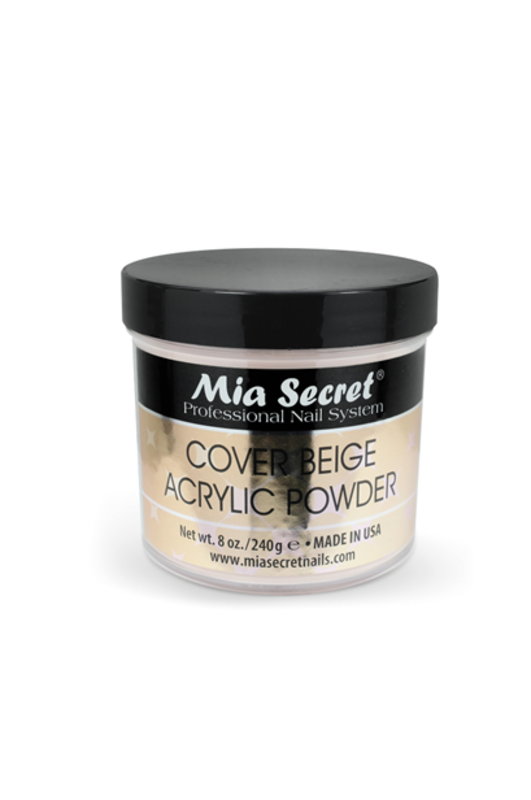 MIA SECRET MIA SECRET Cover Beige Acrylic Powder, 8oz - PL450-CB