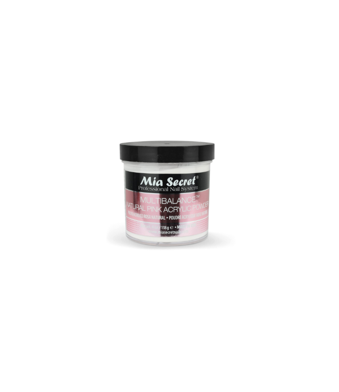 MIA SECRET MIA SECRET Multibalance Natural Pink Acrylic Powder, 4oz - PL440-NB