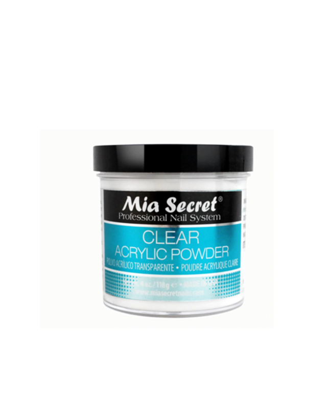 MIA SECRET MIA SECRET Clear Acrylic Powder, 4oz - PL440-C