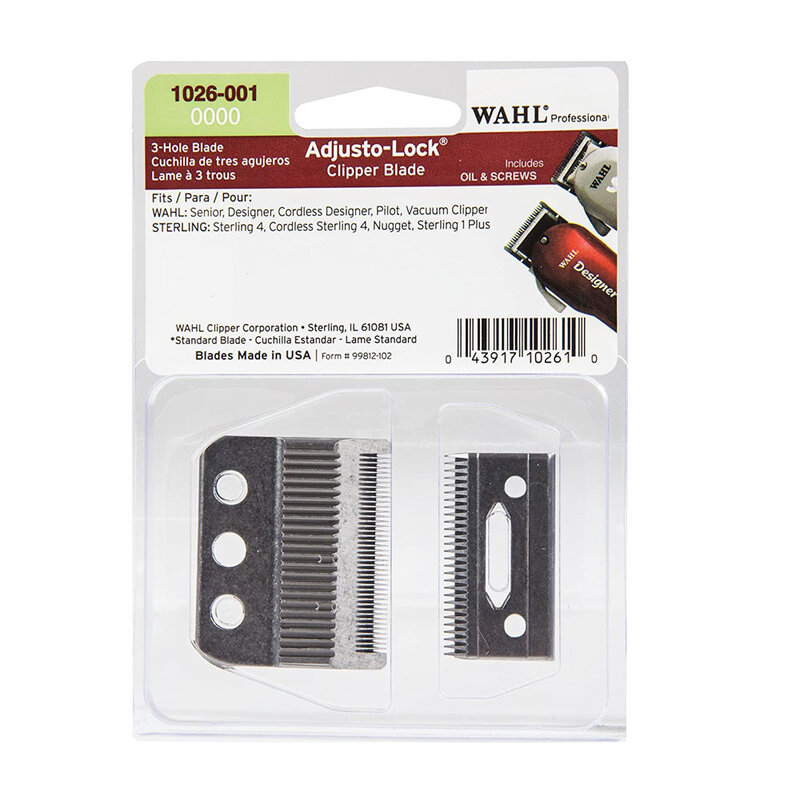 WAHL WAHL PROFESSIONAL 3 Hole Standard Clipper Blade 0000 - 01026 - 001