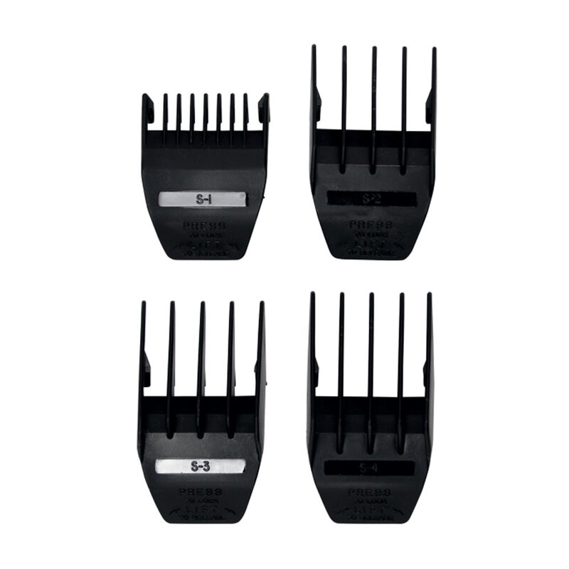 WAHL WAHL PROFESSIONAL Bagged Set 4 Black Peanut Cutting Guides 1/8" - 1/2" - 03166
