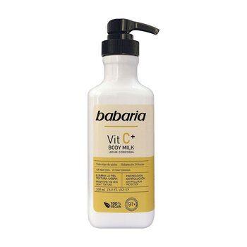 BABARIA BABARIA Vit C - Body Milk Leche Corporal, 16.9oz