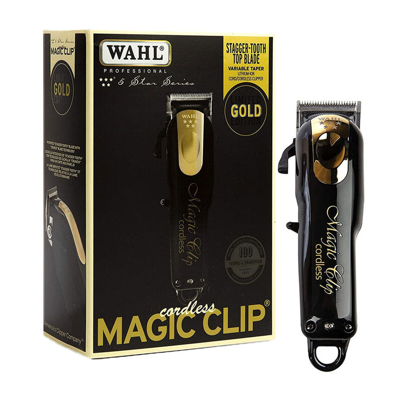 WAHL WAHL PROFESSIONAL 5 Star Magic Clip Cordless Black - Gold - 08148 - 100