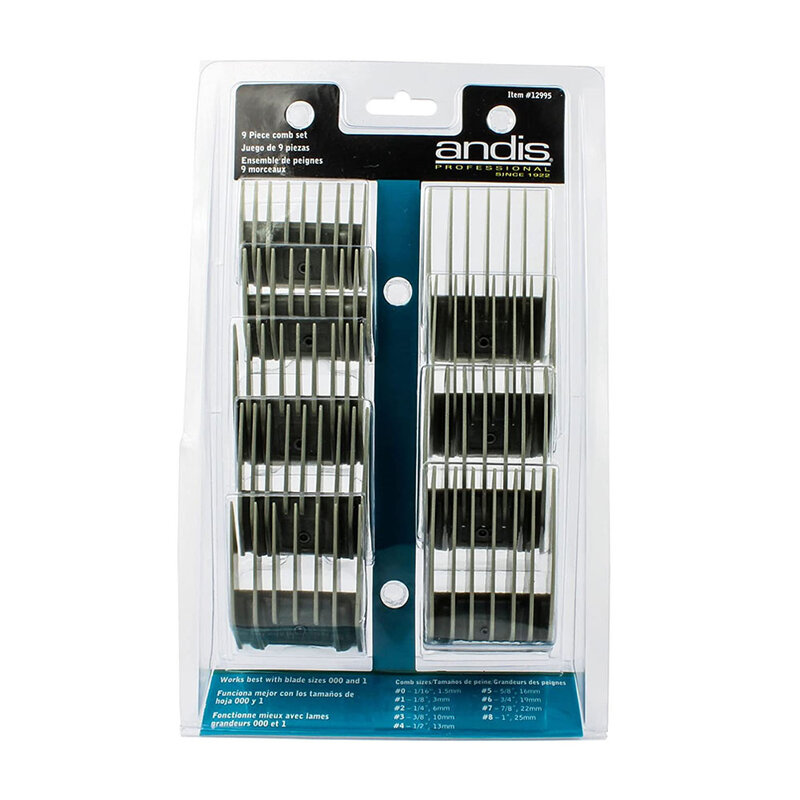 ANDIS ANDIS Adjustable Spring 9 Combs SeT-12995