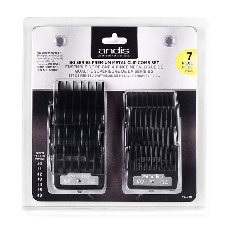 ANDIS ANDIS BG Series Premium Metal Clip Comb SeT-33640