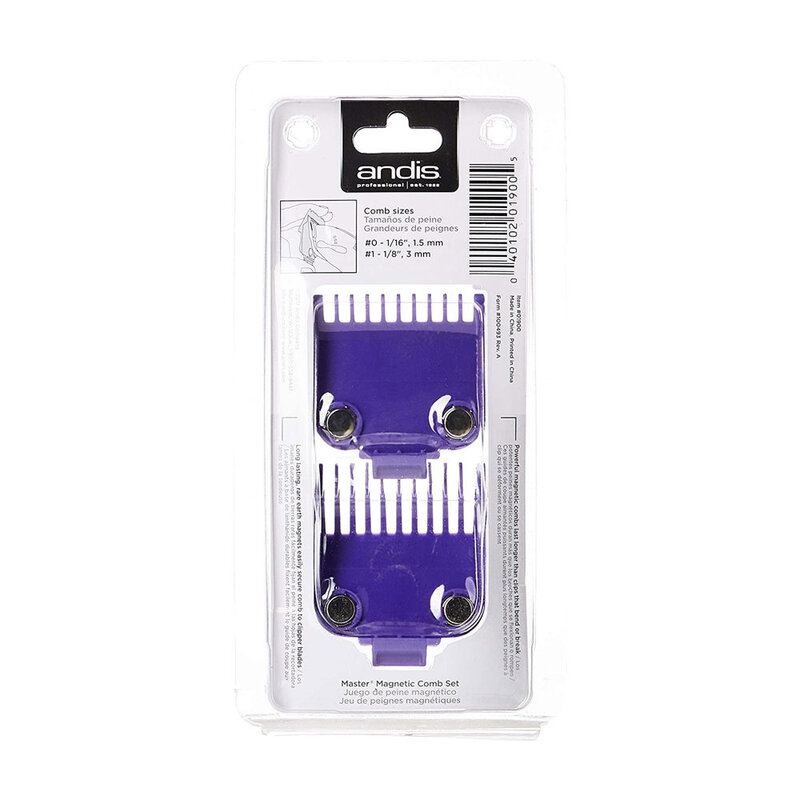 ANDIS ANDIS Master Magnetic Comb Set Dual Pack 2pcs - 01900