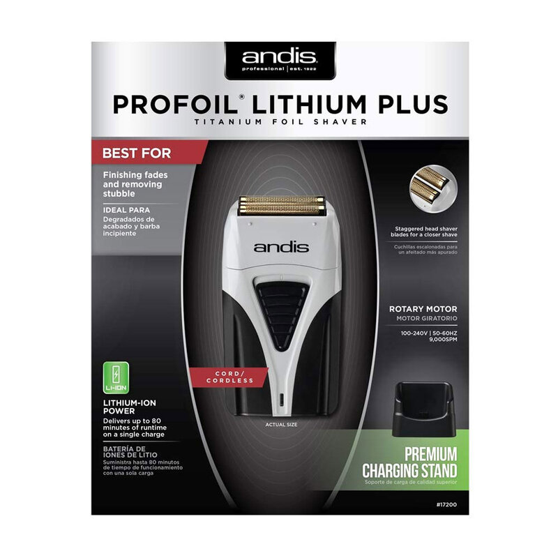 ANDIS ANDIS ProFoil Lithium Plus Titanium Foil Shaver - 17200