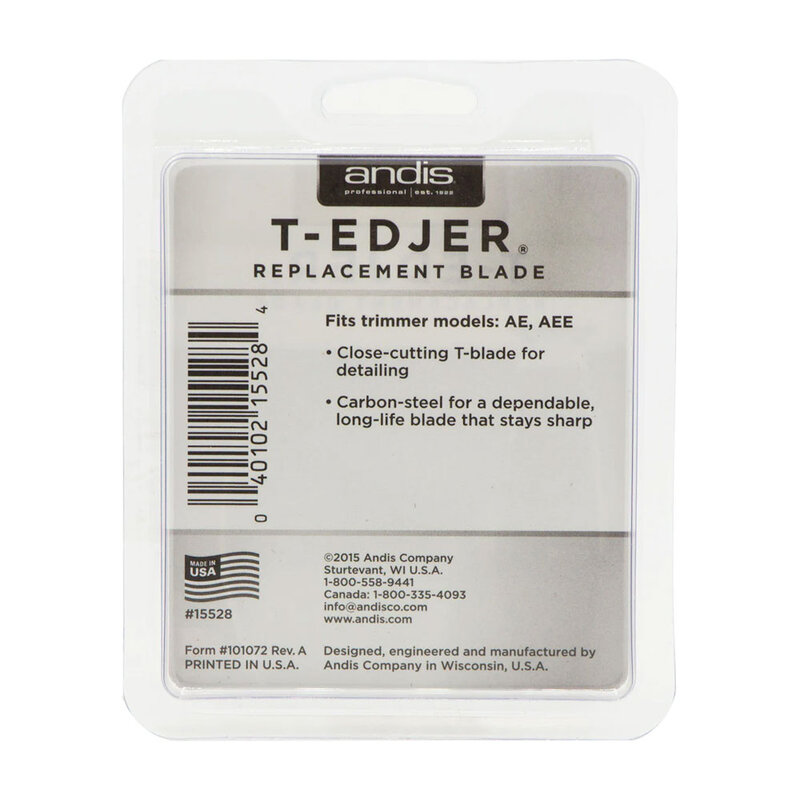 ANDIS ANDIS T-Edjer Replacement Blade Carbon Steel - 15528