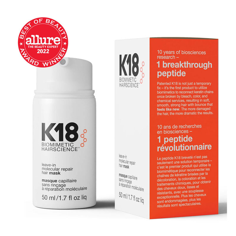 K18 K18 Leave-In Molecular Repair Hair Mask, 1.7oz