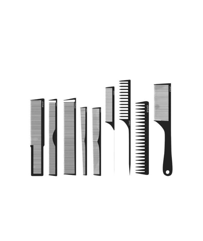 L3VEL3 L3VEL3 Hair Comb Set 9Pieces - CFC016