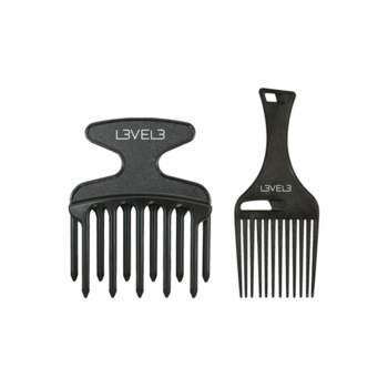 L3VEL3 L3VEL3 Hair Pick Comb Set 2Pieces - CS001SET