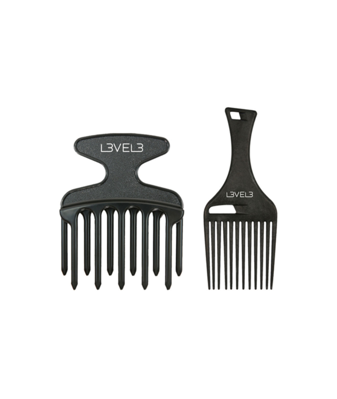 L3VEL3 L3VEL3 Hair Pick Comb Set 2Pieces - CS001SET