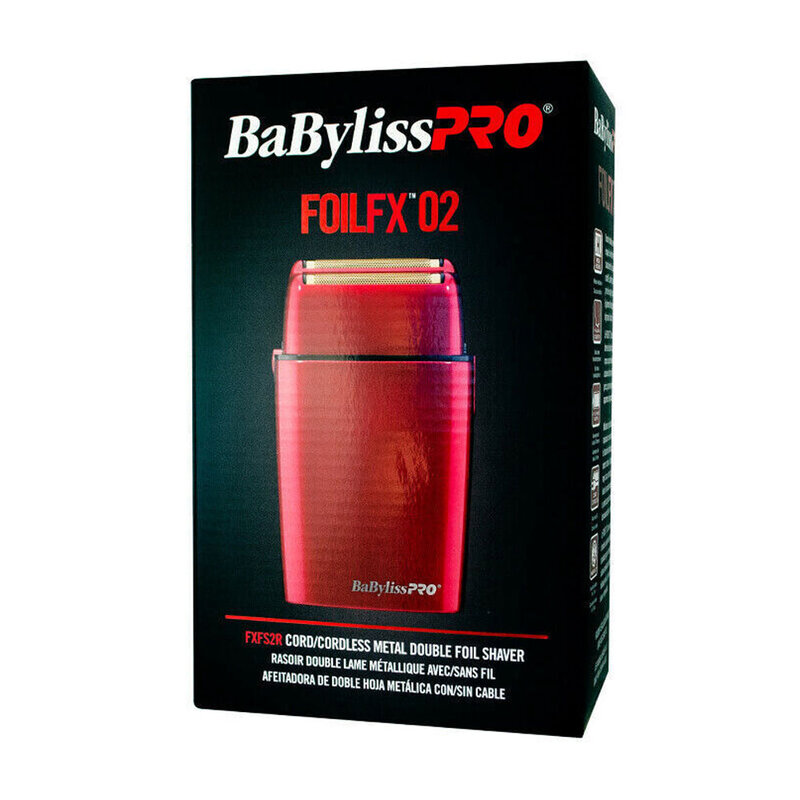 BABYLISS PRO BABYLISS PRO Pro FoilFX02 Double Foil Shaver, Red - FXFS2R