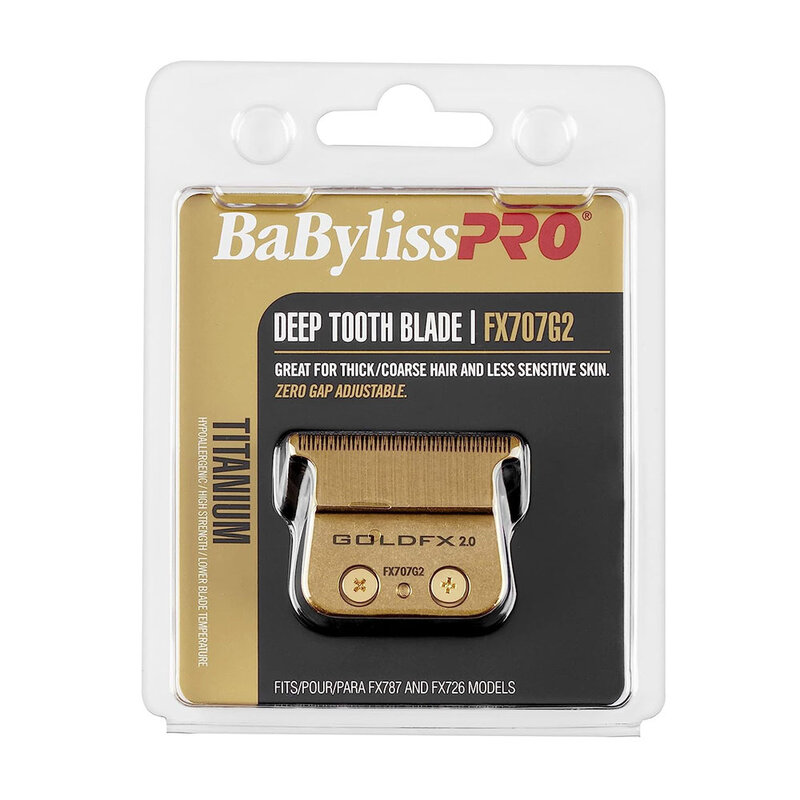 BABYLISS PRO BABYLISS PRO Replacement Gold Titanium Deep - Tooth T-Blade - FX707G2