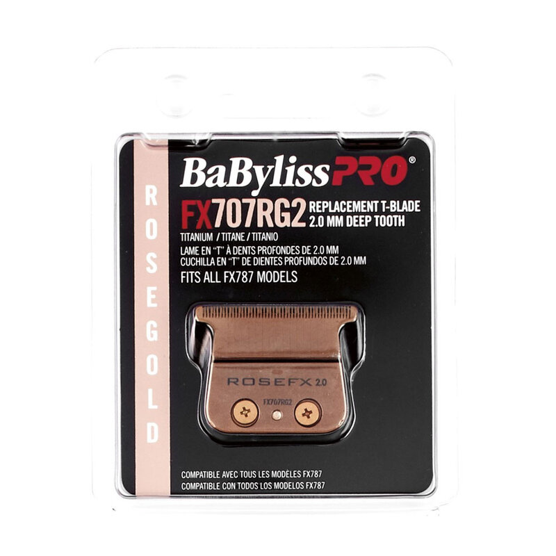 BABYLISS PRO BABYLISS PRO Replacement Rose Gold Titanium Deep - Tooth T-Blade - FX707RG2