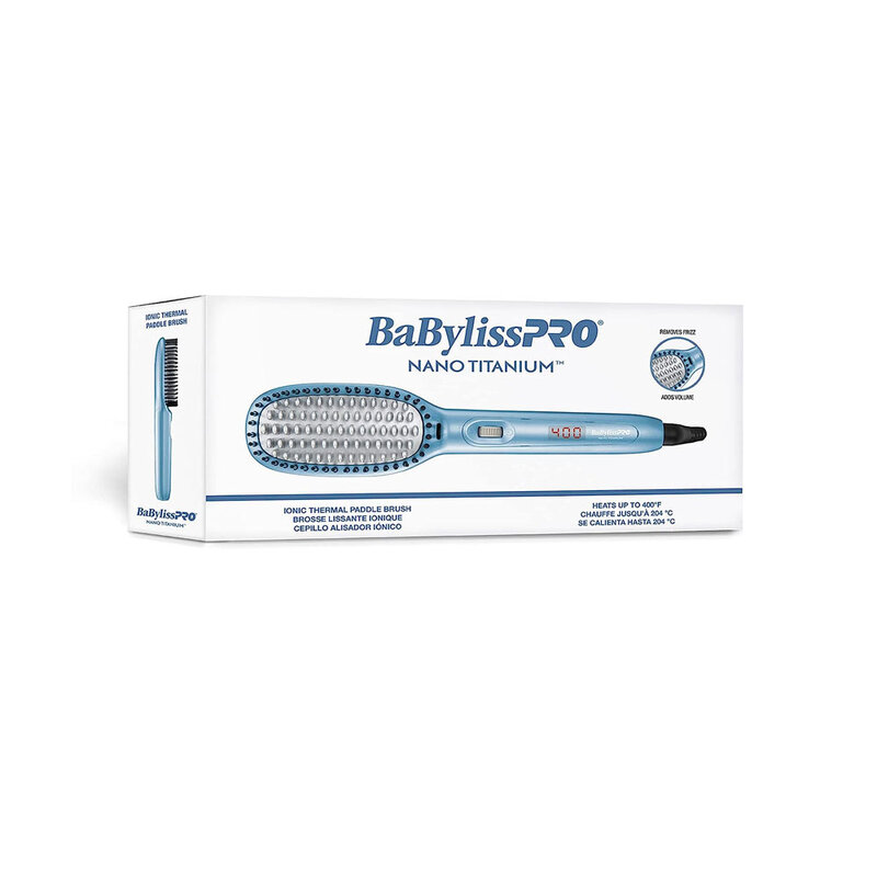 BABYLISS PRO BABYLISS PRO Nano Titanium Ionic Thermal Paddle Brush - BNTPB1UC