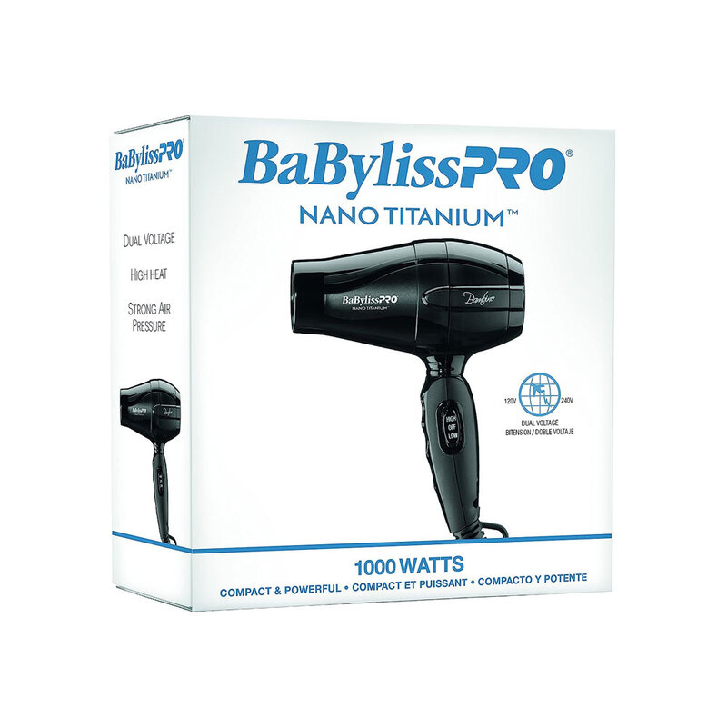 BABYLISS PRO BABYLISS PRO Nano Titanium Bambino Compact Dryer - BABTT053T