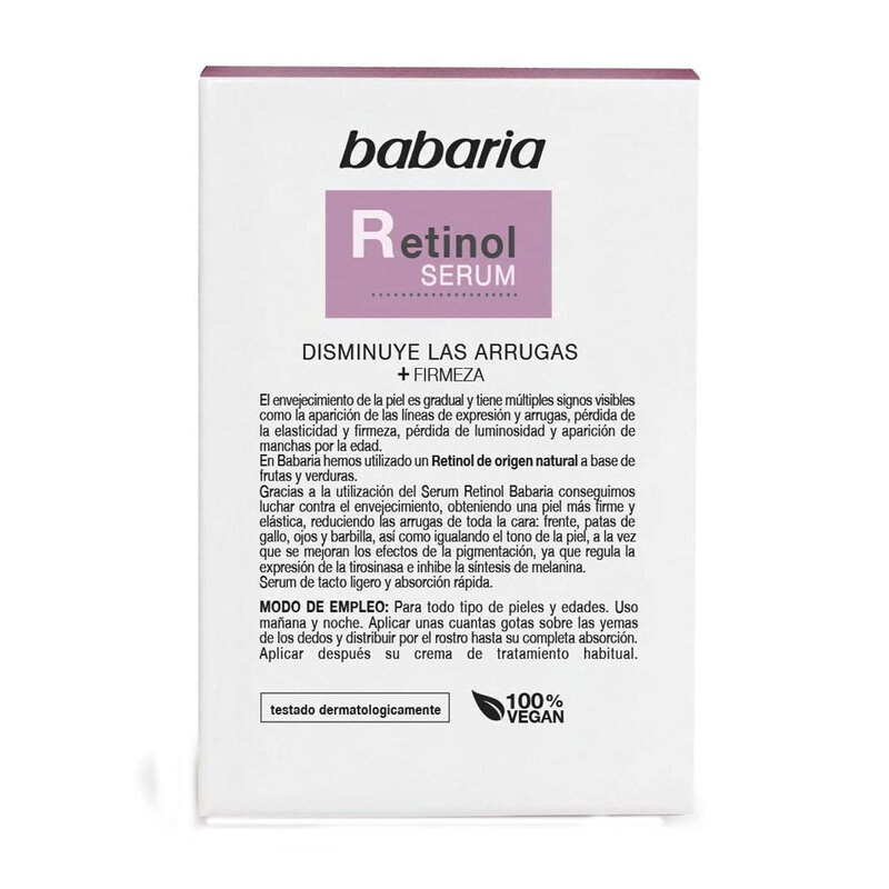BABARIA BABARIA Retinol Diminishes Wrinkles and Firmness Serum, 1oz