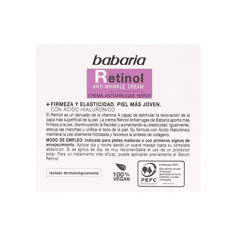 BABARIA BABARIA Retinol Anti -Wrinkle Cream, 1.7oz