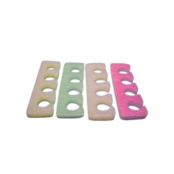 APOLLO BEAUTY APOLLO BEAUTY DISTRIBUTOR Toe Separators 50 Pairs TS-4 (Soft-Suave) Assorted Color