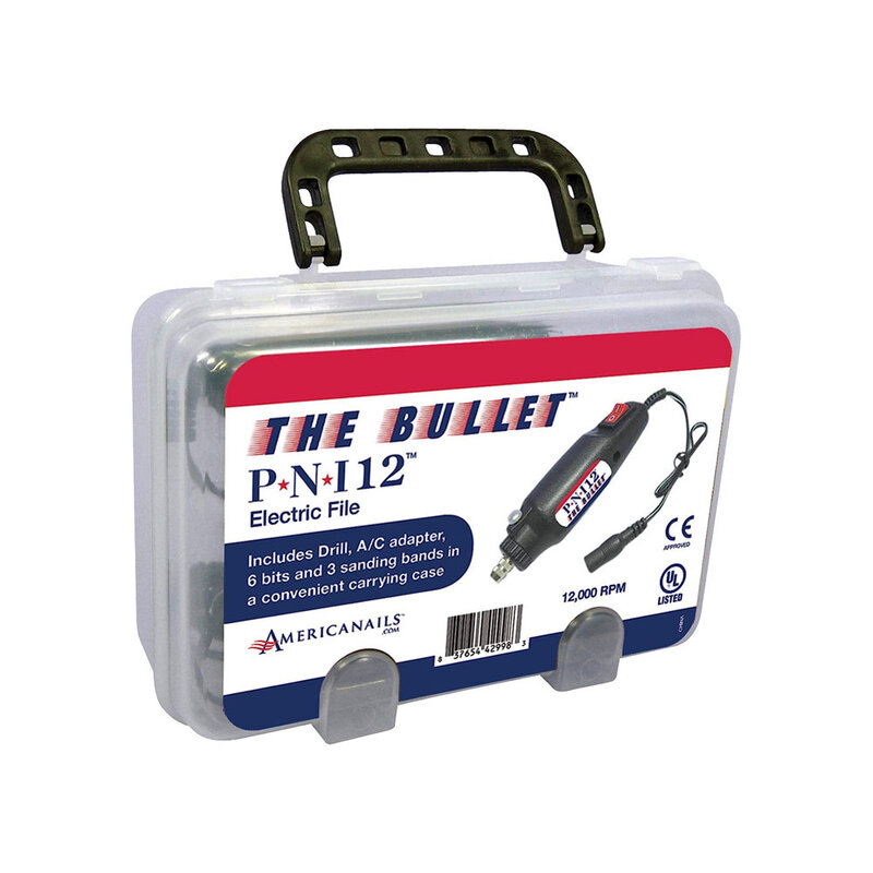 AMERICAN NAILS AMERICAN NAILS Bullet Electric File Kit, 12.000 RPM - PNI12