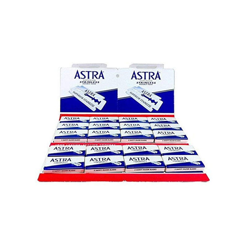 ASTRA BLADES ASTRA Stainless Double Edge Superior 100 - 20 Pk