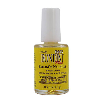 BONDINI BIG BONDINI - Brush on Nail Glue, 0.5oz