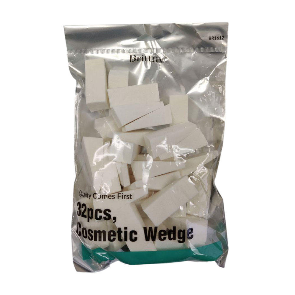 Makeup Wedge Sponges - (32 pieces/bag) - Made in the USA