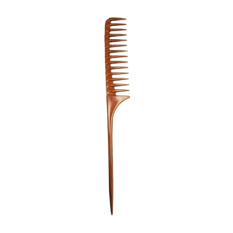 BRITTNY PROFESSIONAL BRITTNY Long Bone Tail Comb, Orange - BR33021