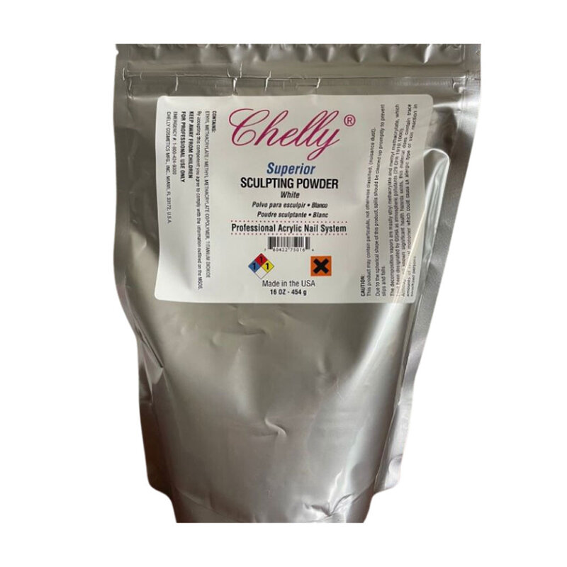 CHELLY CHELLY Superior Sculpting Professional Acrylic Powder White, 16oz