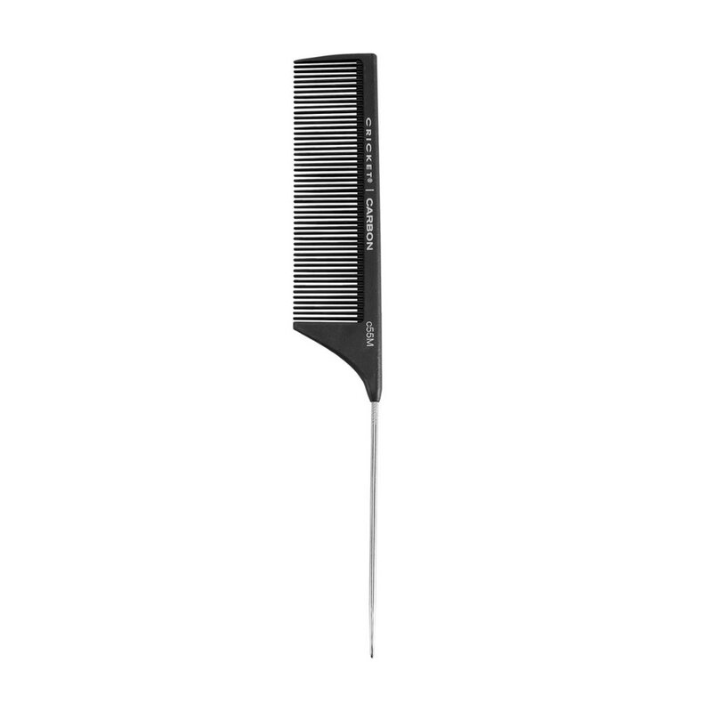 CRICKET CO CRICKET Carbon Comb C55M Medium Tooth Metal Rattail - 5515218