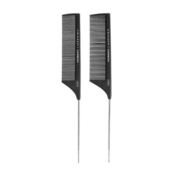 CRICKET CO CRICKET Carbon Comb C50M / C55M Medium Tooth Metal Tail Duo Styling Pk - 5515219