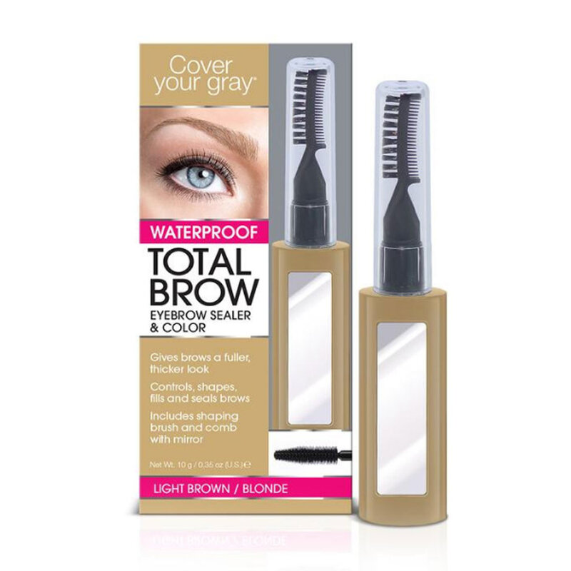 COVER YOUR GRAY COVER YOUR GRAY Total Brow Eyebrow Sealer and Color, 0.35oz