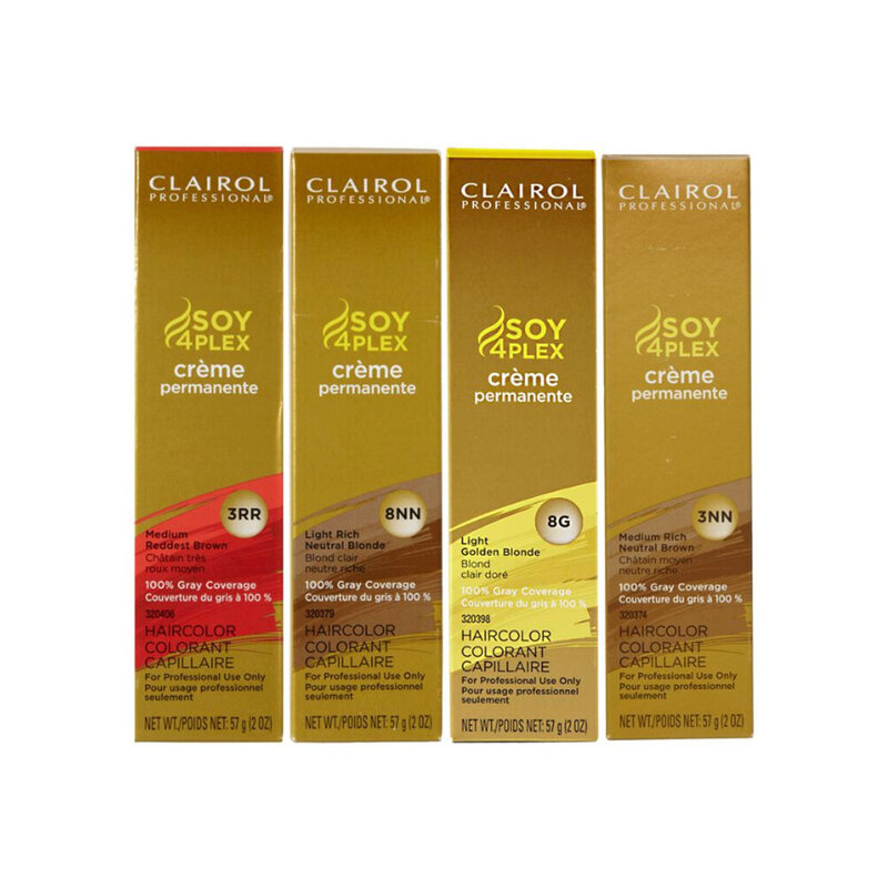 CLAIROL CLAIROL PROFESSIONAL Soy 4Plex Permanent Cream Hair Color, 2oz
